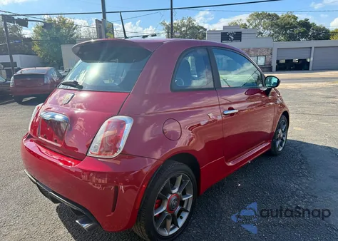 2012 Fiat 500 Abarth z USA, uszkodzony, nr VIN 3C3CFFFH8CT337233